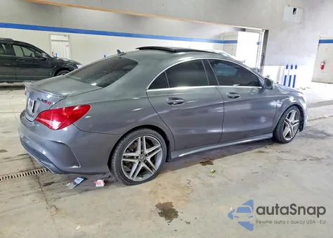 2016 Mercedes-Benz Cla 45 Amg z USA, uszkodzony, nr VIN WDDSJ5CB6GN353264